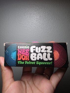 NWT NeeDoh Teenie Fuzz Ball 3 Pack Sensory Squishy Set